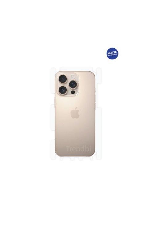 iPhone 16 Pro Mat Arka Yan Koruyucu Hd Film