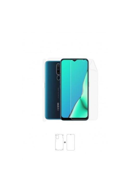 Oppo A9 2020 360 ° Full Body Ekran Koruyucu Kaplama Ön Arka Yan Darbe Emici Poliüretan Film