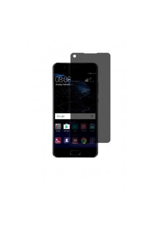 Huawei P10 Mat Hayalet Ekran Koruyucu Kaplama Yandan Bakınca Görünmeyen Privacy Ekran Koruyucu