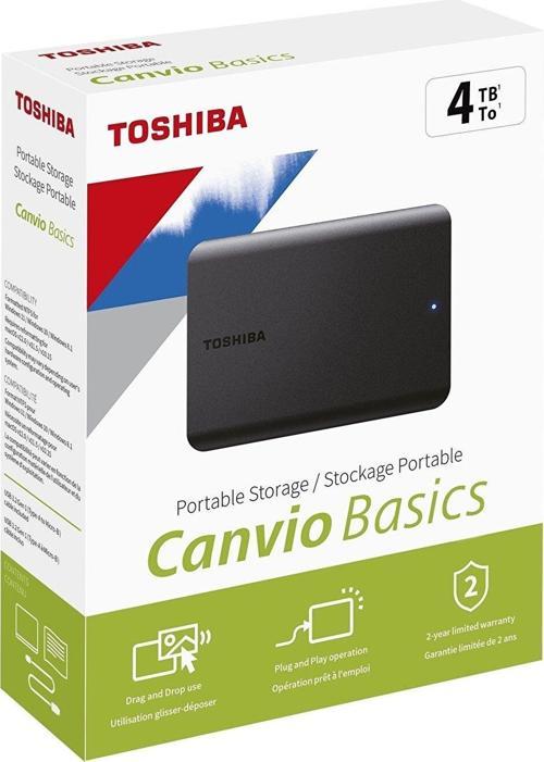 4Tb Canvio Basic 2.5" Gen1 Siyah Hdtb540Ek3Ca Harici Taşınabilir Harddisk