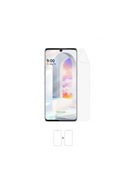 Lg Velvet 5g Ekran Koruyucu Kaplama Darbe Emici Poliüretan Film Amerika Üretimi