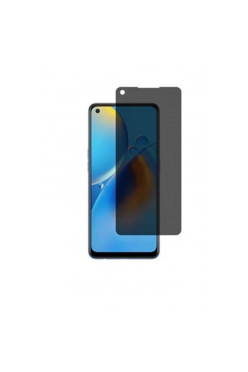 Oppo A74 Mat Hayalet Ekran Koruyucu Kaplama Yandan Bakınca Görünmeyen Privacy Ekran Koruyucu