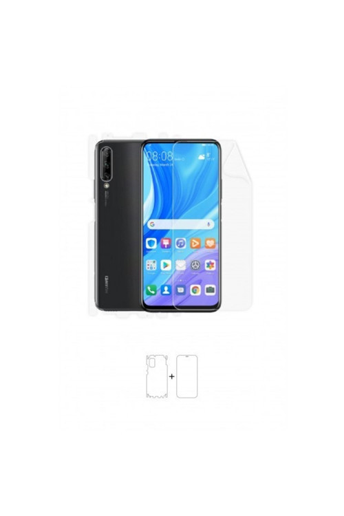 Huawei P Smart Pro 2019 Full Body Ekran Koruyucu Ön Arka Yan Darbe Emici Poliüretan Film