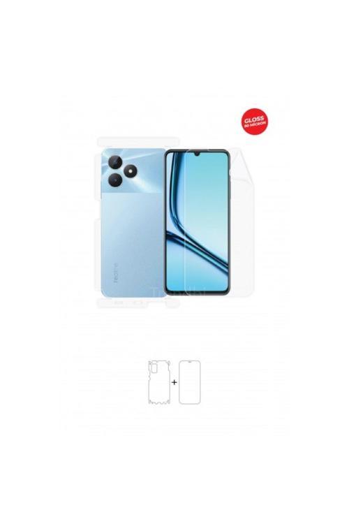 Realme Note 50 360 ° Full Body Ekran Koruyucu Kaplama Ön Arka Yan Darbe Emici Hd Film
