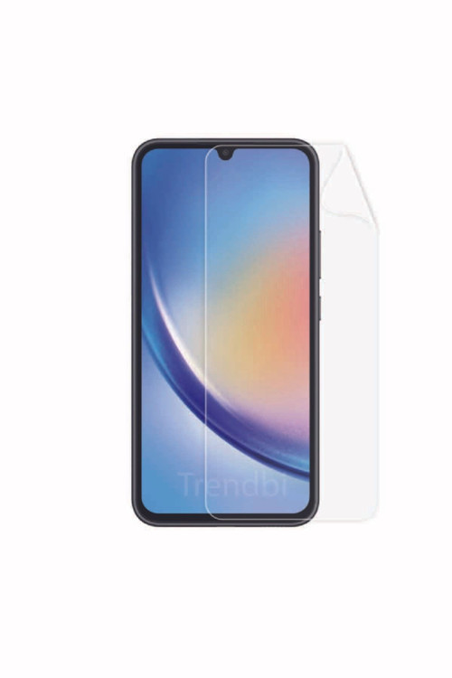 Samsung Galaxy A34 Ekran Koruyucu Tam Kaplayan Esnek Poliüretan Film
