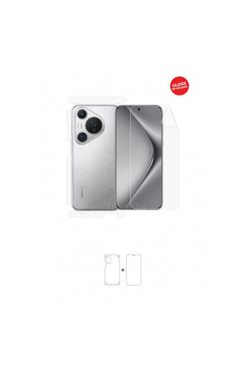 Huawei Pura 70 Pro Plus 360 ° Full Body Ekran Koruyucu Kaplama Ön Arka Yan Darbe Emici Hd Film