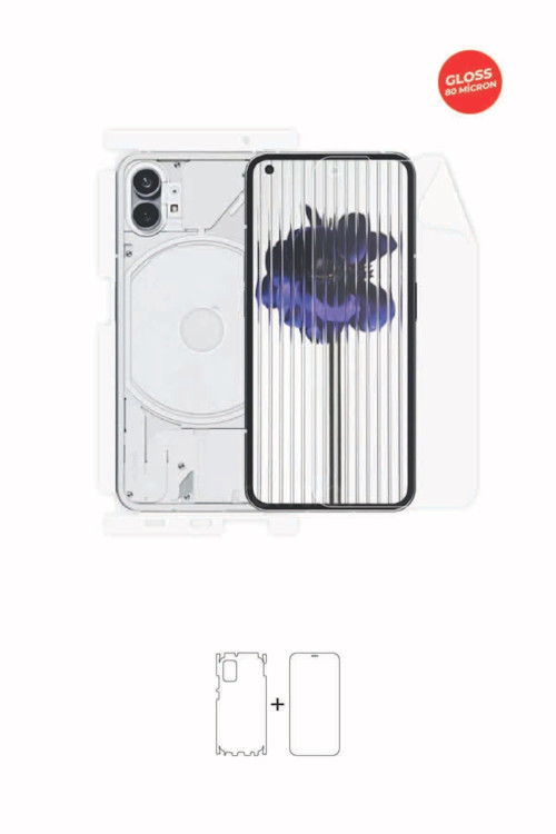 Nothing Phone 1 360 Derece Full Body Kaplama Ön Arka Ve Yanlar Dahil Koruyucu Hd Film