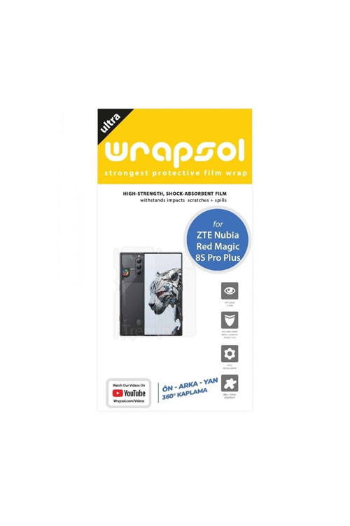 ZTE Nubia Red Magic 8S Pro Plus Full Body Ön Arka ve Yan Kaplama 360 Derece Tam Koruma Film