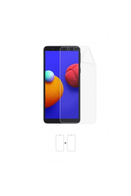 Galaxy A01 Core Ekran Koruyucu Kaplama Darbe Emici Poliüretan Film Amerika Üretimi