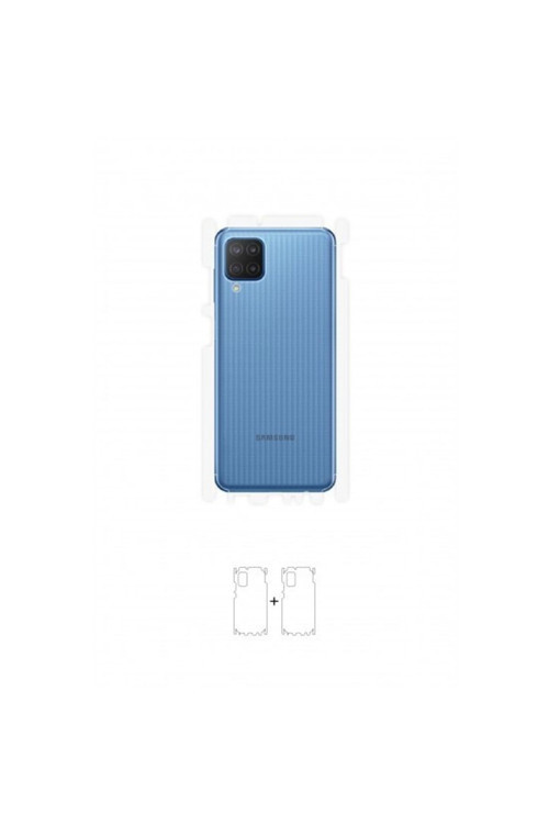Galaxy M12 Arka Yan Koruyucu Darbe Emici Poliüretan Film Amerika Üretimi