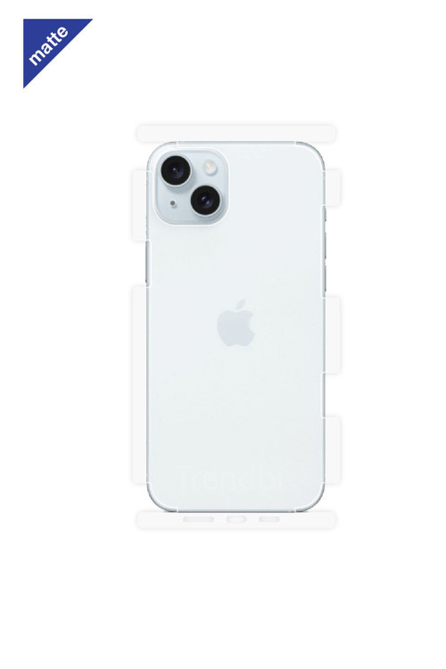 Iphone 15 Plus Mat Arka Ve Yan Koruyucu Poliüretan Film