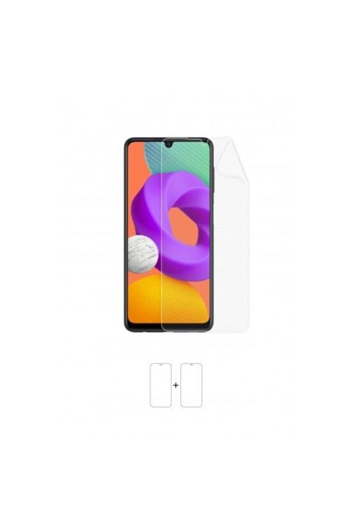 Galaxy M22 Ekran Koruyucu Kaplama Darbe Emici Poliüretan Film Amerika Üretimi