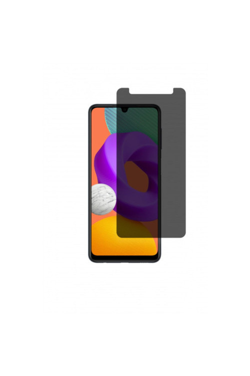 Galaxy M22 Mat Hayalet Ekran Koruyucu Kaplama Yandan Bakınca Görünmeyen Privacy Ekran Koruyucu