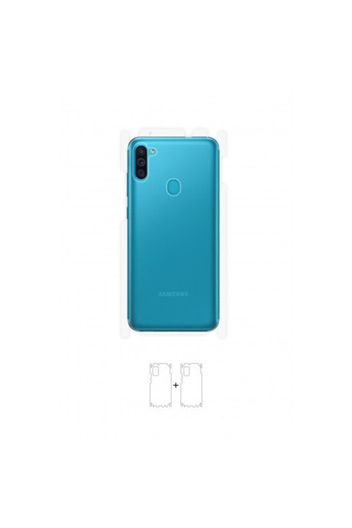 Galaxy M11 Arka Yan Koruyucu Darbe Emici Poliüretan Film Amerika Üretimi