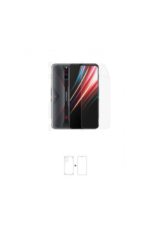Zte Nubia Red Magic 5g Full Body Ekran Koruyucu Ön Arka Yan Darbe Emici Poliüretan Film