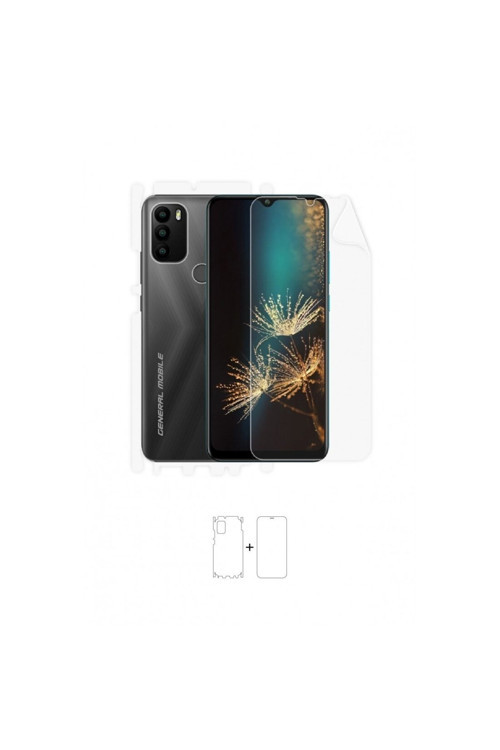 General Mobile Gm 21 Plus Full Body Ekran Koruyucu Ön Arka Yan Darbe Emici Poliüretan Film