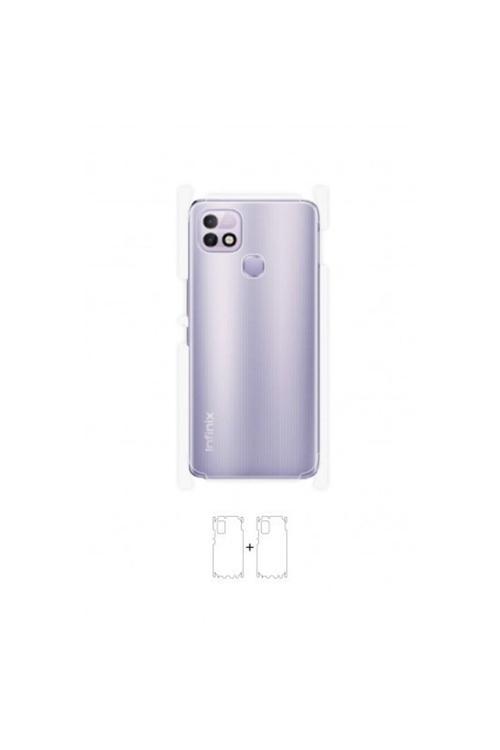 Infinix Hot 10i Arka Yan Koruyucu Darbe Emici Poliüretan Film Amerika Üretimi