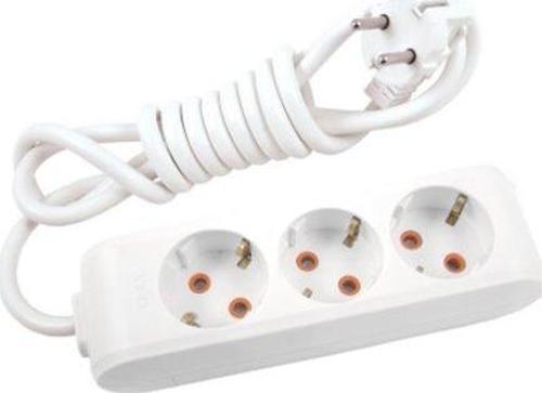 Multi-Let 3Lü 1 Metre Topraklı Kablolu Priz (90113301)