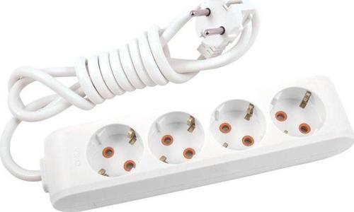 Multı-Let 4 Lü Topraklı 5 Metre Kablolu Priz 90113405