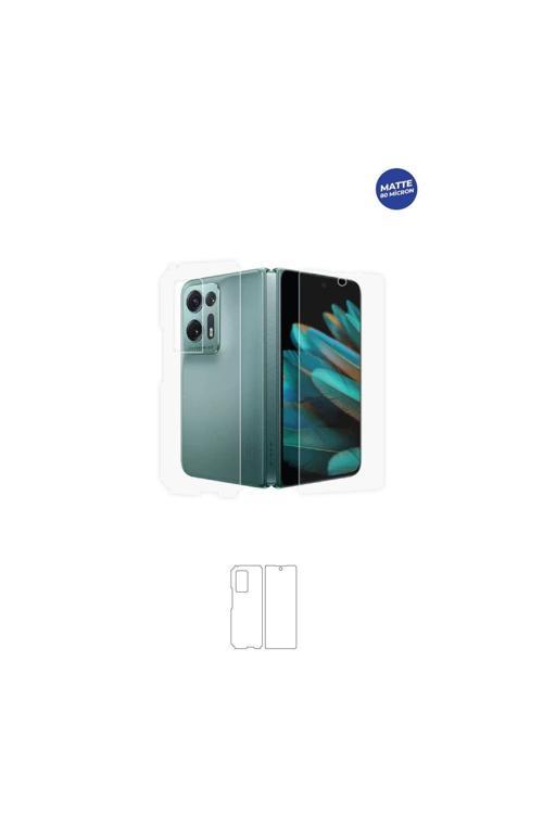 OPPO FİND N2 MAT ARKA YAN KORUYUCU TPU FİLM