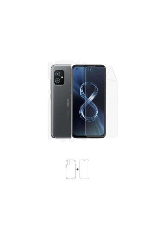 Asus Zenfone 8z 360 ° Full Body Ekran Koruyucu Kaplama Ön Arka Yan Darbe Emici Poliüretan Film