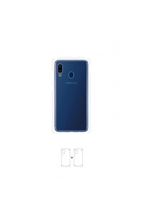 Galaxy A20 Arka Yan Koruyucu Darbe Emici Poliüretan Film Amerika Üretimi