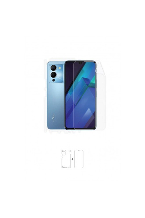 İnfinix Note 12 G96 360 ° Full Body Ekran Koruyucu Kaplama Ön Arka Yan Darbe Emici Poliüretan Film
