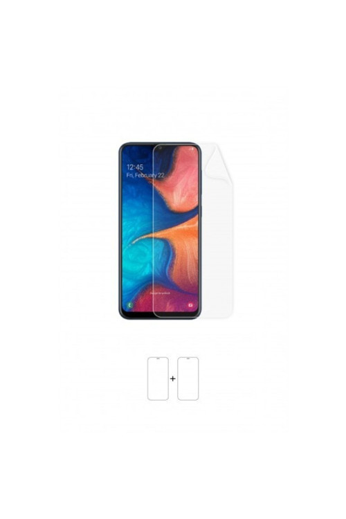 Galaxy A20 Ekran Koruyucu Kaplama Darbe Emici Poliüretan Film Amerika Üretimi