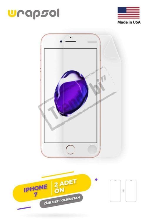 Iphone 7 Ekran Koruyucu Kaplama Darbe Emici Poliüretan Film Amerika Üretimi