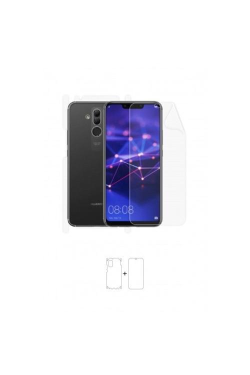 Huawei Mate 20 Lite 360 ° Full Body Ekran Koruyucu Kaplama Ön Arka Yan Darbe Emici Poliüretan Film