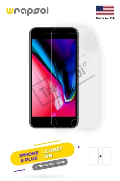 Iphone 8 Plus Ekran Koruyucu Kaplama Darbe Emici Poliüretan Film Amerika Üretimi