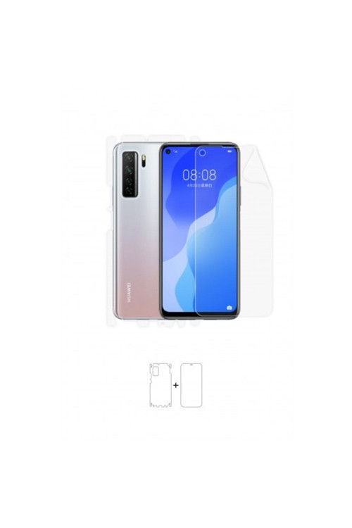 Huawei Nova 7 Se 360 ° Full Body Ekran Koruyucu Kaplama Ön Arka Yan Darbe Emici Poliüretan Film