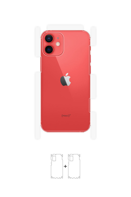 Iphone 12 Mini Arka Yan Koruyucu Darbe Emici Poliüretan Film Amerika Üretimi