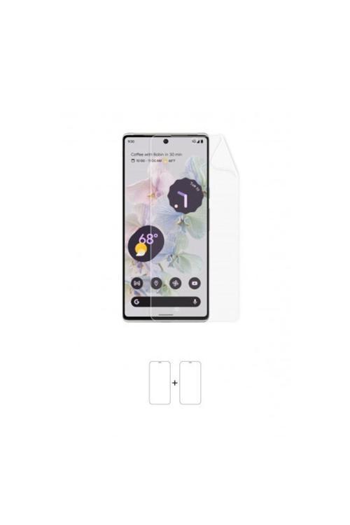 Google Pixel 6 Pro Ekran Koruyucu Kaplama Darbe Emici Poliüretan Film Amerika Üretimi