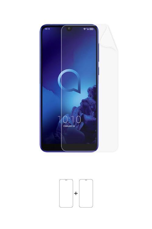 Alcatel 3 2019 Ekran Koruyucu Kaplama Darbe Emici Poliüretan Film Amerika Üretimi