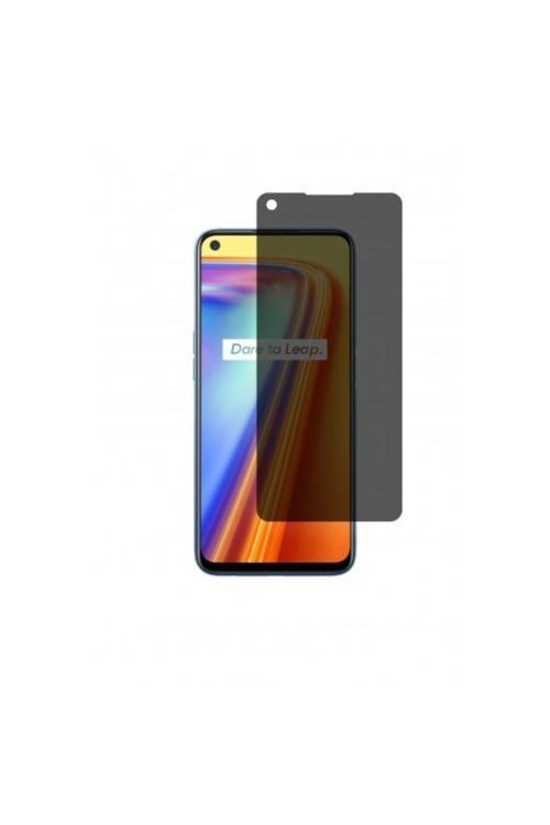 Realme 7 Mat Hayalet Ekran Koruyucu Kaplama Yandan Bakınca Görünmeyen Privacy Ekran Koruyucu