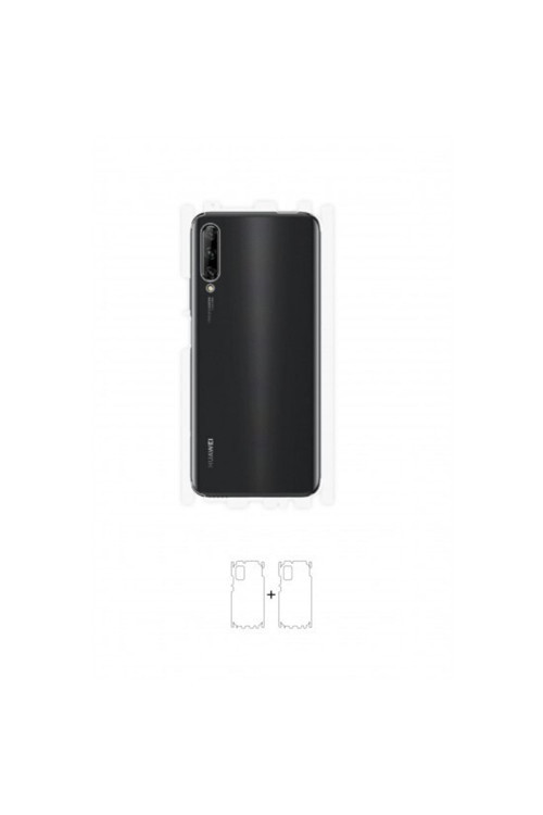 Huawei P Smart Pro 2019 Arka Yan Koruyucu Darbe Emici Poliüretan Film Amerika Üretimi