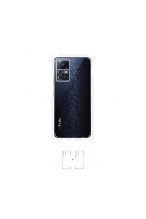Infinix Zero X Pro Arka Yan Koruyucu Darbe Emici Poliüretan Film Amerika Üretimi