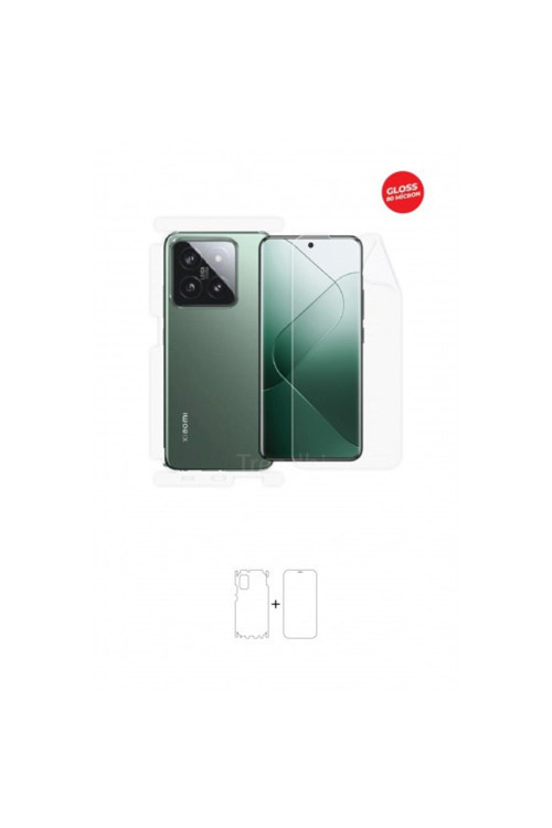 Xiaomi 14 Pro Ön, Arka ve Yan 360 Derece Tam Kaplama Tpu Film