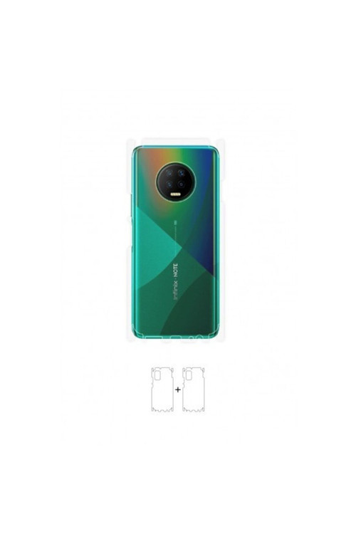 Infinix Note 7 Arka Yan Koruyucu Darbe Emici Poliüretan Film Amerika Üretimi
