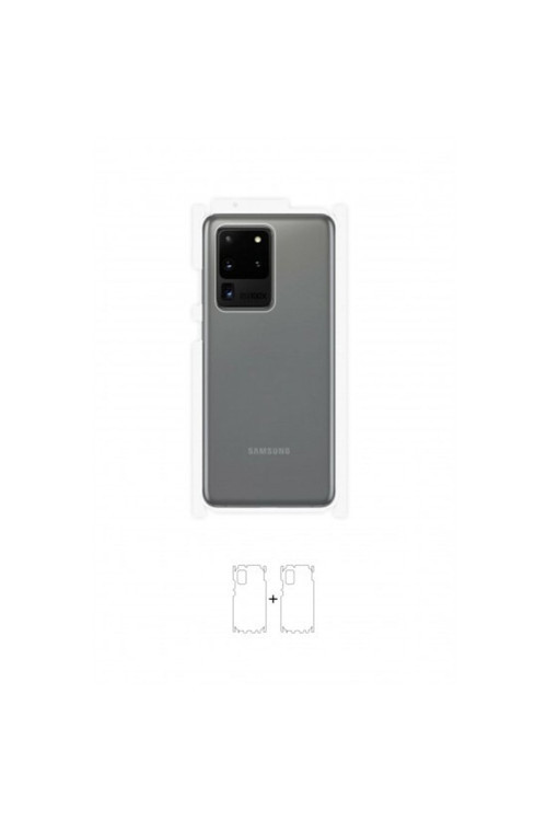 Galaxy S20 Ultra Arka Yan Koruyucu Darbe Emici Poliüretan Film Amerika Üretimi