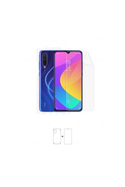 Xiaomi Mi 9 Lite 360 ° Full Body Ekran Koruyucu Kaplama Ön Arka Yan Darbe Emici Poliüretan Film