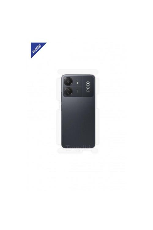 Xiaomi Poco C65 Mat Arka ve Yan Koruyucu Poliüretan Film