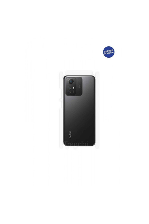 Xiaomi Redmi Note 12S Mat Arka ve Yan Kaplama Köşeler Dahil Kaplayan Hd Film