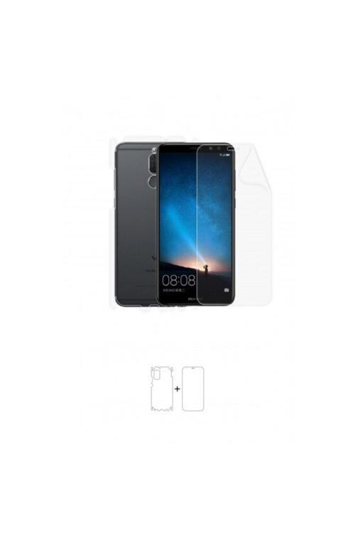 Huawei Mate 10 Lite 360 ° Full Body Ekran Koruyucu Kaplama Ön Arka Yan Darbe Emici Poliüretan Film