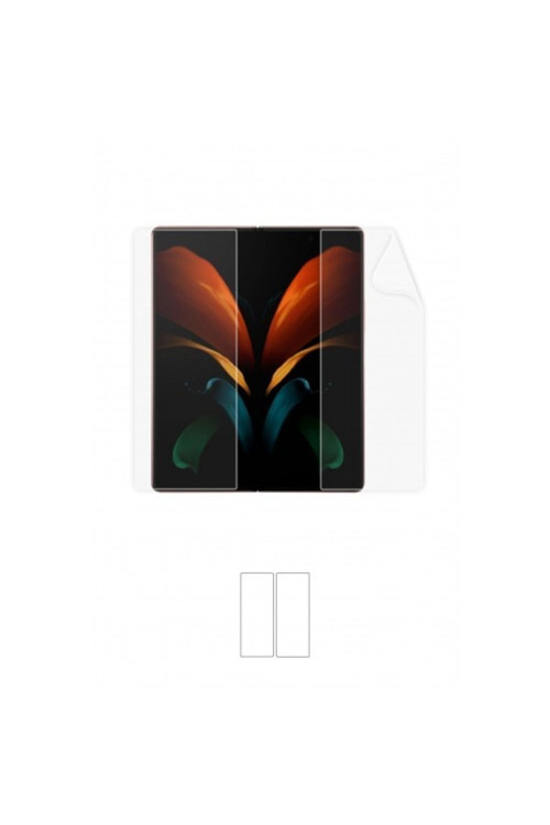 Galaxy Z Fold 2 Ekran Koruyucu Kaplama Darbe Emici Poliüretan Film Amerika Üretimi