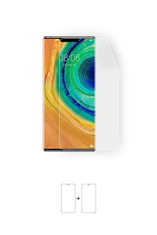 Huawei Mate 30 Pro Ekran Koruyucu Kaplama Darbe Emici Poliüretan Film Amerika Üretimi