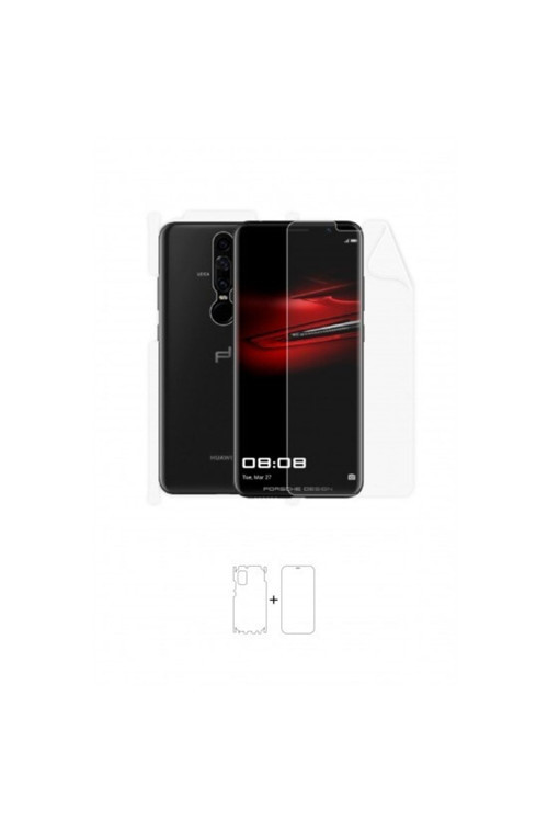 Huawei Mate Rs Porsche Design Full Body Ekran Koruyucu Ön Arka Yan Darbe Emici Poliüretan Film
