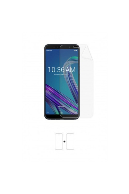 Asus Zenfone Max Pro Ekran Koruyucu Kaplama Darbe Emici Poliüretan Film Amerika Üretimi