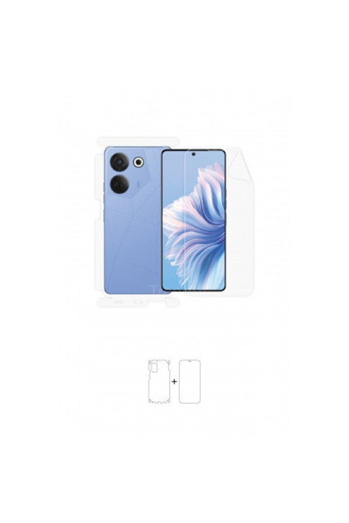 Tecno Camon 20 Pro Ön, Arka ve Yan 360 Derece Tam Kaplama Poliüretan Film